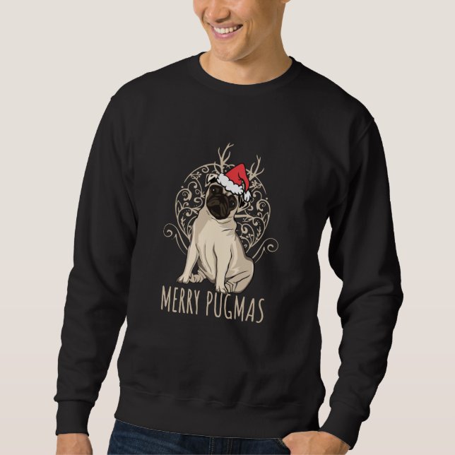 Sudadera Merry Pugmas (Anverso)