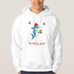 Sudadera Merry Sharkmas Shark Santa Ugly Christma<br><div class="desc">Merry Sharkmas Shark Santa Ugly Christma</div>