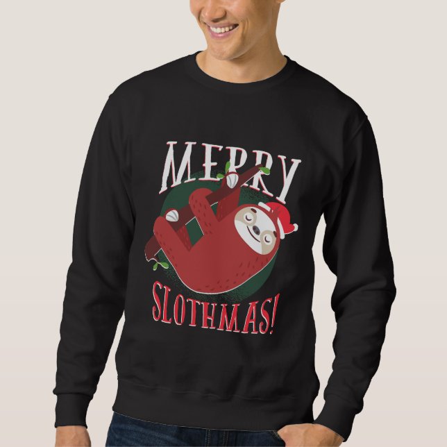 Sudadera Merry Slothmas 95 (Anverso)