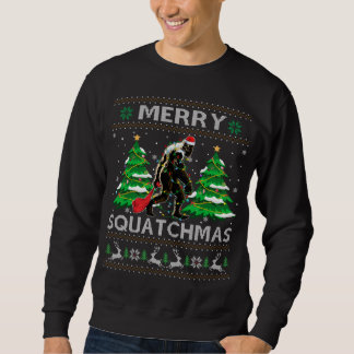 Sudadera Merry Squatchmas Santa Bigfoot Sasquatch Noches fe