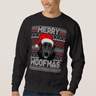 Sudadera Merry Woofmas Cuerdo Labrador Negro Retriver Con S
