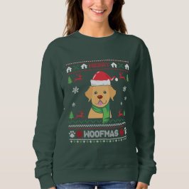 Sudadera Merry Woofmas Golden Retriever