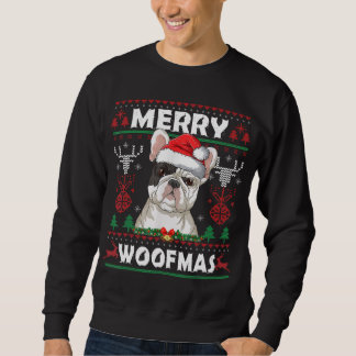 Sudadera Merry Woofmas Navidades del Bulldog francés Perro