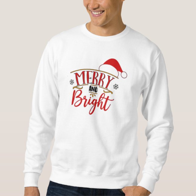 Sudadera Merry y Bright (Anverso)