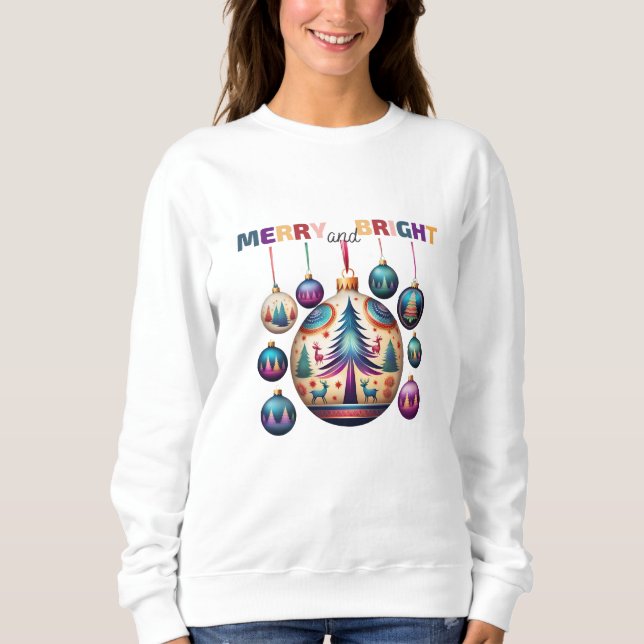 Sudadera Merry y Bright (Anverso)