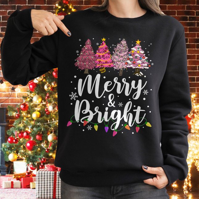 Sudadera Merry Y Bright , Navidades (Subido por el creador)