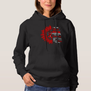 Sudadera Mes de Conciencia sobre el VIH SIDA Llevo Rojo por