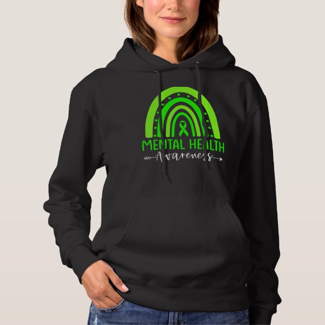Sudadera Mes de Concienciación sobre Salud Mental Boho Rain (Anverso)