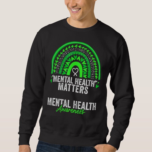 Sudadera Mes de Concienciación sobre Salud Mental Leopard R (Anverso)