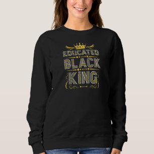 Sudadera Mes de historia del Rey Negro educado Afro Hairsty