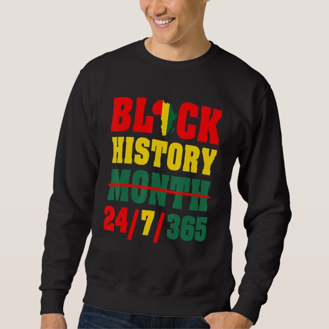Sudadera Mes de historia negra (Anverso)