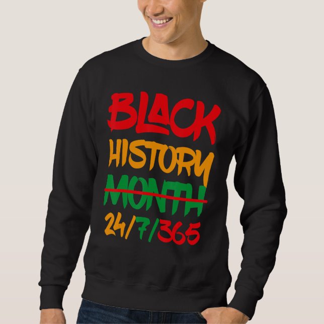 Sudadera Mes de historia negra (Anverso)