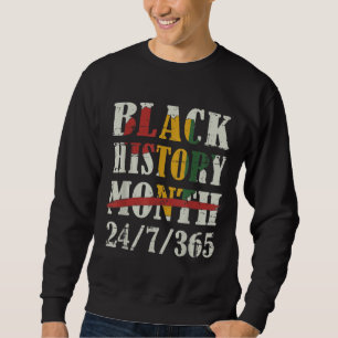 Sudadera Mes de historia negra 247365 con bandera del mapa