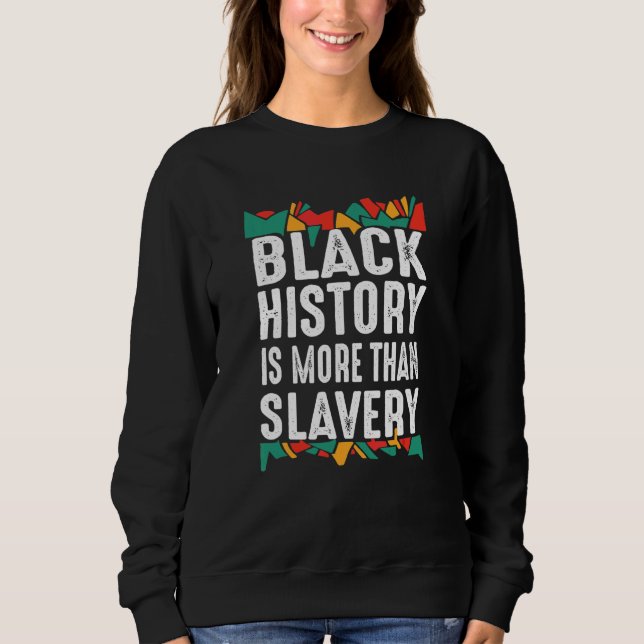 Sudadera Mes de historia negra Bonito corazón con educación (Anverso)