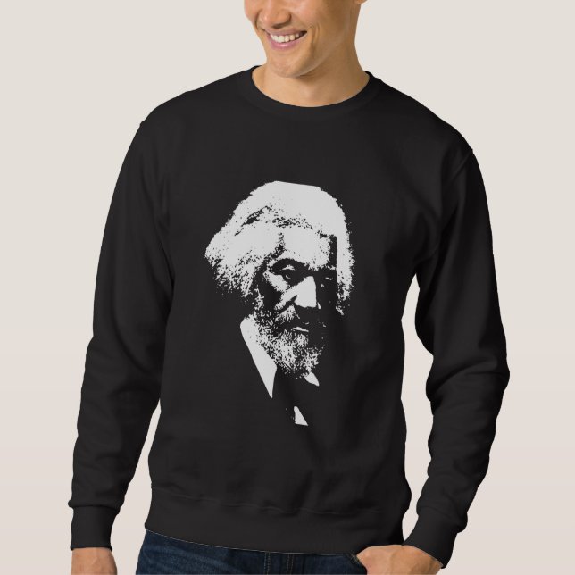 Sudadera Mes de historia negra Frederick Douglass Silhouett (Anverso)