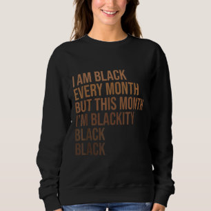 Sudadera Mes de historia negra mujer africana - negra