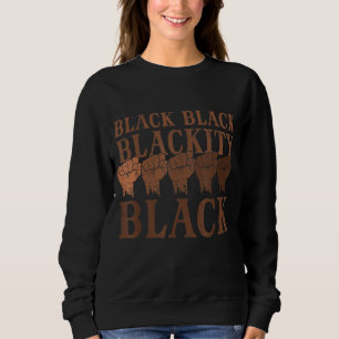 Sudadera Mes de historia negra negra africano BHM Melanin M