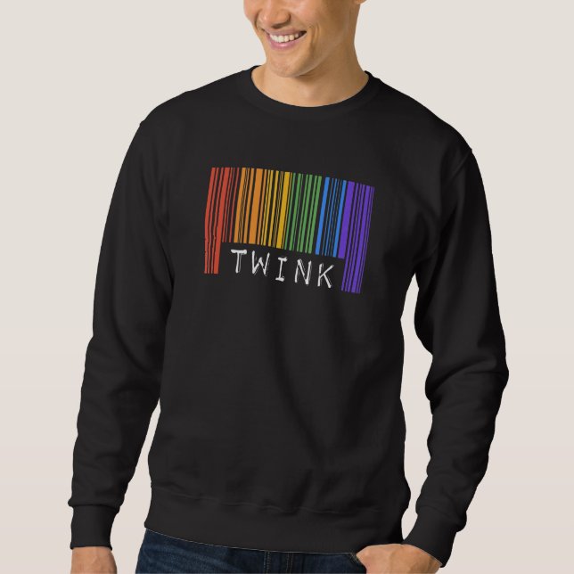 Sudadera Mes de la bandera del orgullo arcoiris de moda con (Anverso)