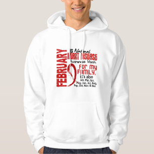 Sudadera Mes de la conciencia de la enfermedad cardíaca
