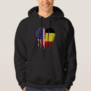 Sudadera Mes de la Herencia Belga Americana Bandera de Bélg