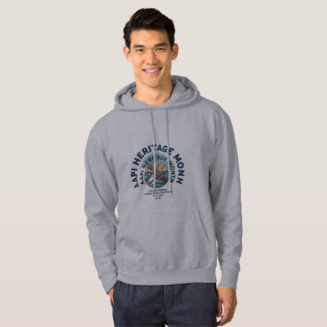 Sudadera Mes de la Herencia de AAPI 2026 Poder en la Unidad (Anverso completo)