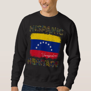 Sudadera Mes de la Herencia Hispana Bandera de Venezuela Or