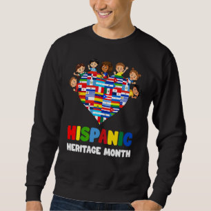 Sudadera Mes de la Herencia Hispana Niño Niña Infantil Lat