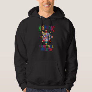 Sudadera Mes de la Herencia Hispana para Niños Todas Bander