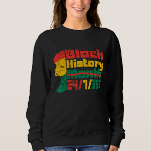 Sudadera Mes de la historia afro-negra 247365 Mela negra af