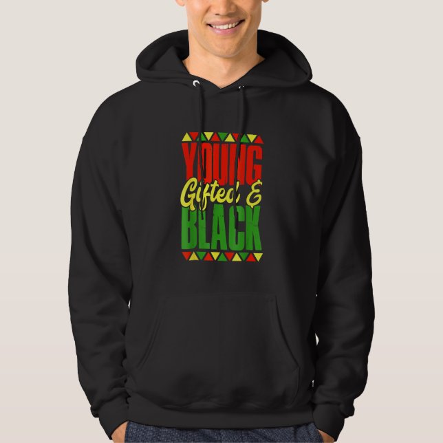 Sudadera Mes de la Historia Afroamericana Negro Joven Dotad (Anverso)