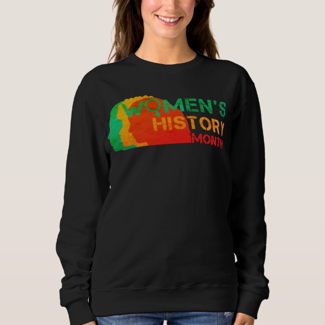 SUDADERA MES DE LA HISTORIA DE LA MUJER (Anverso)