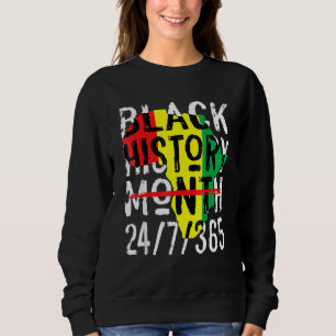 Sudadera Mes de la Historia Negra 247365 Mapa de África Mel