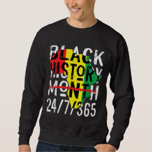 Sudadera Mes de la Historia Negra 247365 Mapa de África Mel
