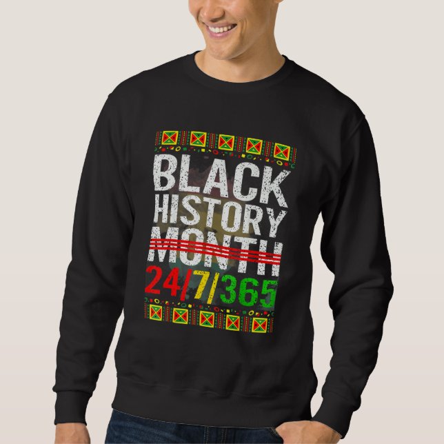 Sudadera Mes de la historia negra 247365 Melanin Orgullo af (Anverso)