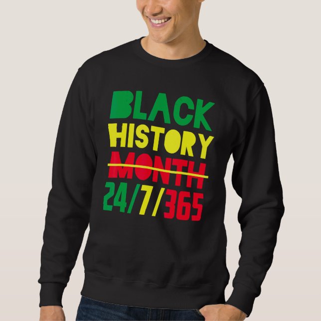 Sudadera Mes de la historia negra 247365 Orgullo afroameric (Anverso)