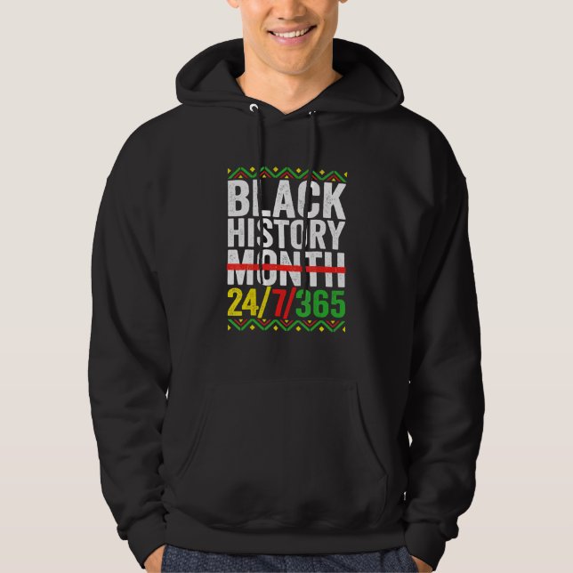 Sudadera Mes de la historia negra 247365 Orgullo afroameric (Anverso)