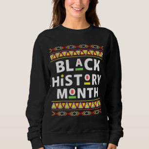 Sudadera Mes de la historia negra 24 Hombres Orgullo Africa