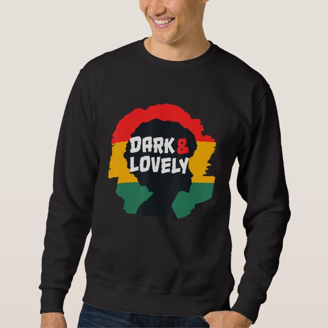 Sudadera Mes de la historia negra adorable oscuro (Anverso)