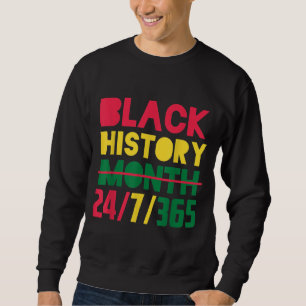Sudadera Mes de la Historia Negra Afroamericano