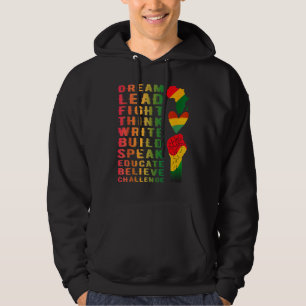Sudadera Mes de la Historia Negra Afroamericano Para Chicas