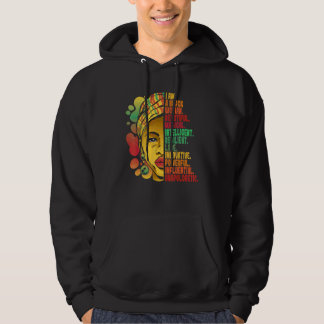 Sudadera Mes de la Historia Negra Afroamericano Soy Un Negr