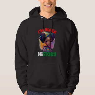 Sudadera Mes de la Historia Negra Chica Orgullo africano am