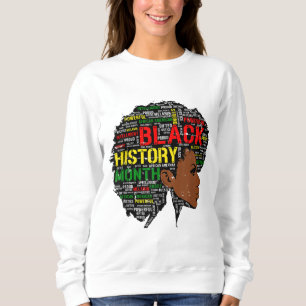 Sudadera Mes de la Historia Negra Cita Gráfica De Mujeres A