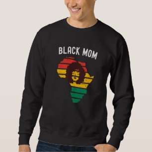 Sudadera Mes de la historia negra de madre negra africana a