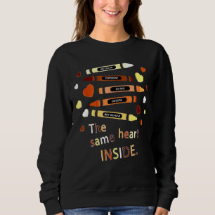 Sudadera Mes de la historia negra del mismo corazón