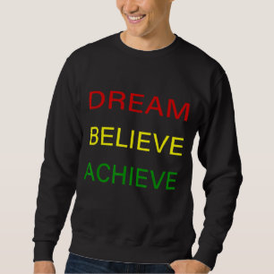Sudadera Mes de la Historia Negra Dream Believe Achieve - Y