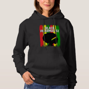 Sudadera Mes de la Historia Negra Farmacéutico Trabajo duro