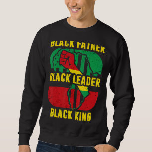 Sudadera Mes de la Historia Negra Hombres Padre Negro Líder