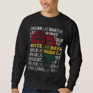 Sudadera Mes de la historia negra: la celebridad de un país