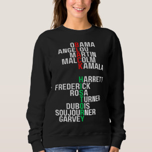 Sudadera Mes de la historia negra Melanin Hombres Mujeres B